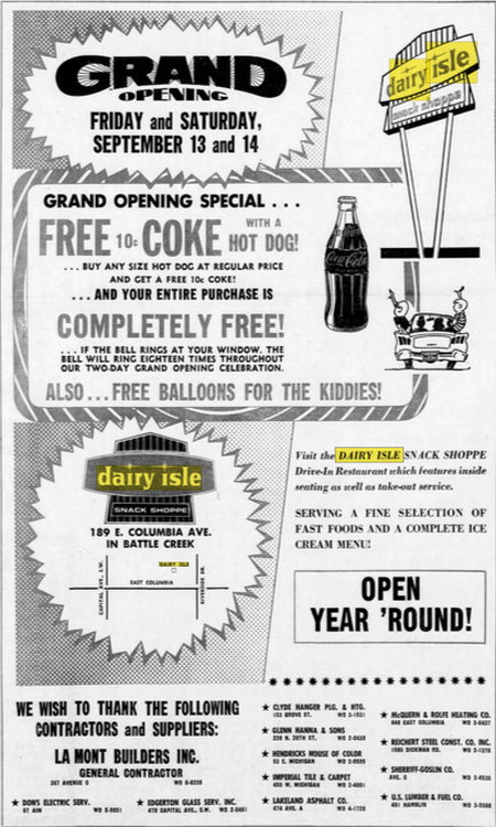 Dairy Isle - Sep 12 1968 Article (newer photo)